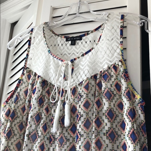 Multi Print Dress - Picture 2 of 5